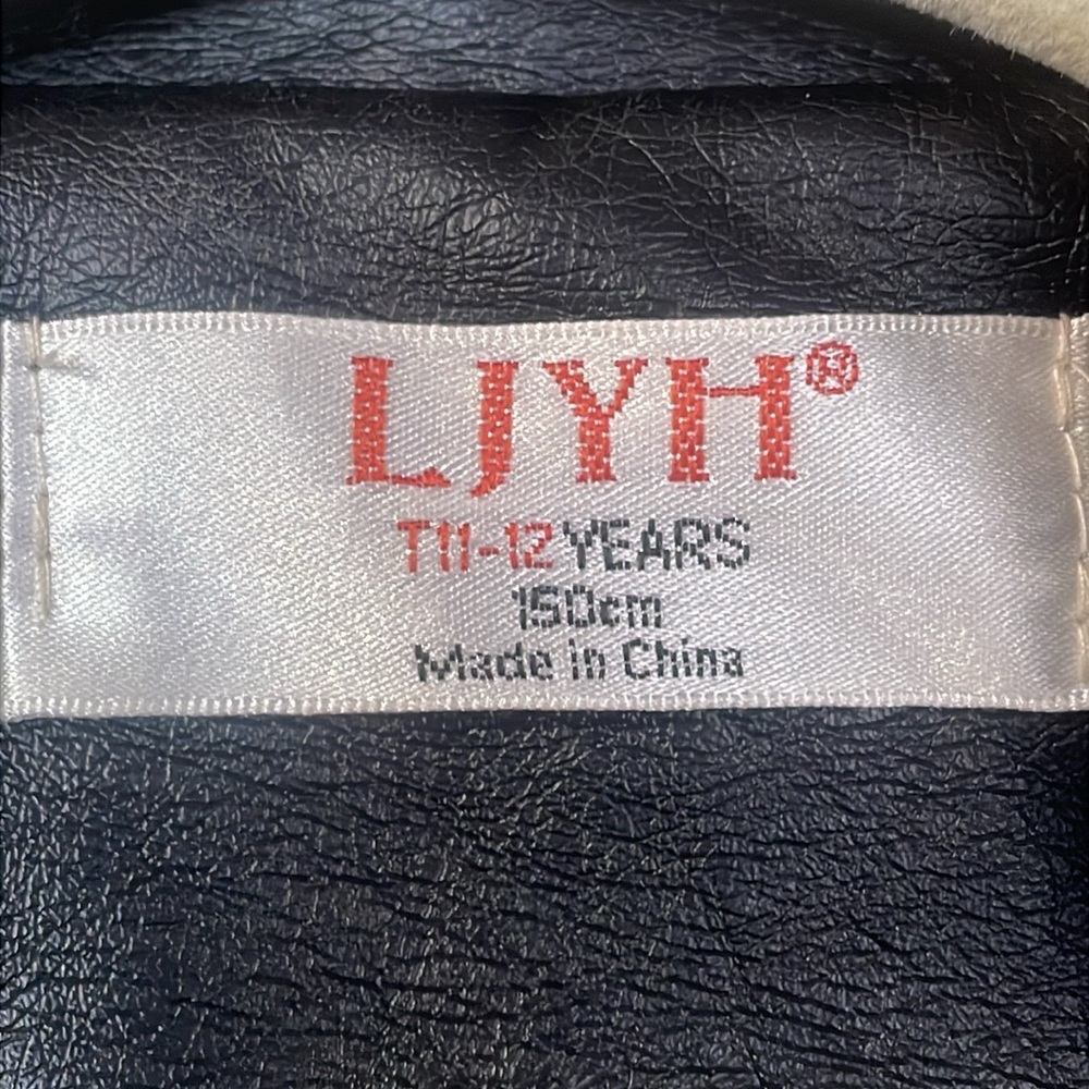 LJYH - Faux Leather Jacket - Soft lining - Picture 4 of 11